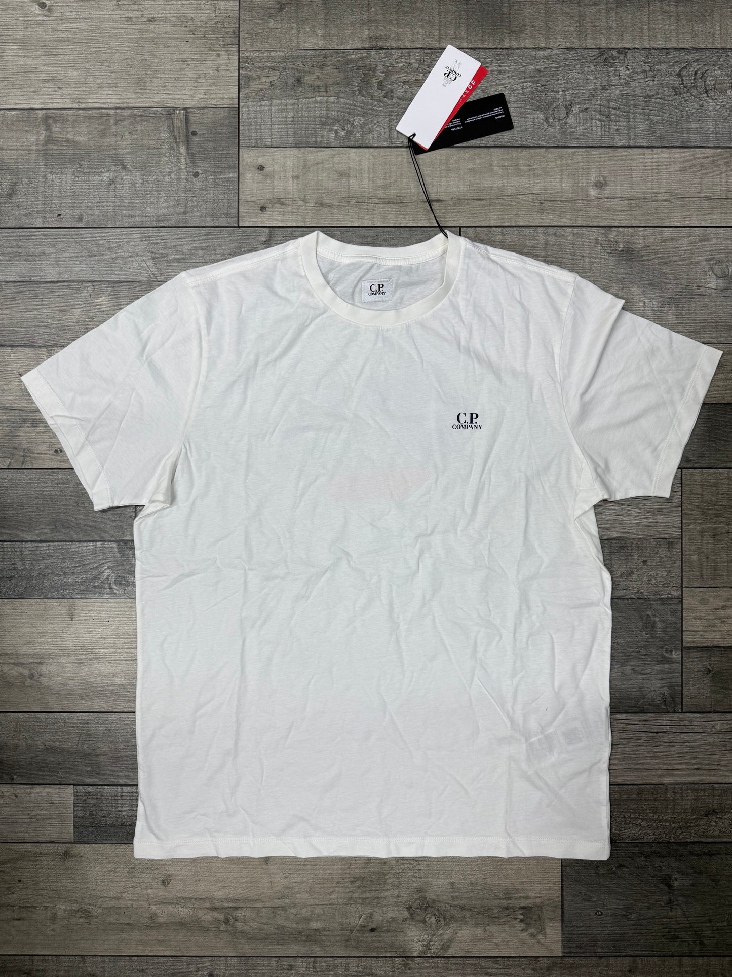 CP COMPANY - T-Shirt Blanc Cassé