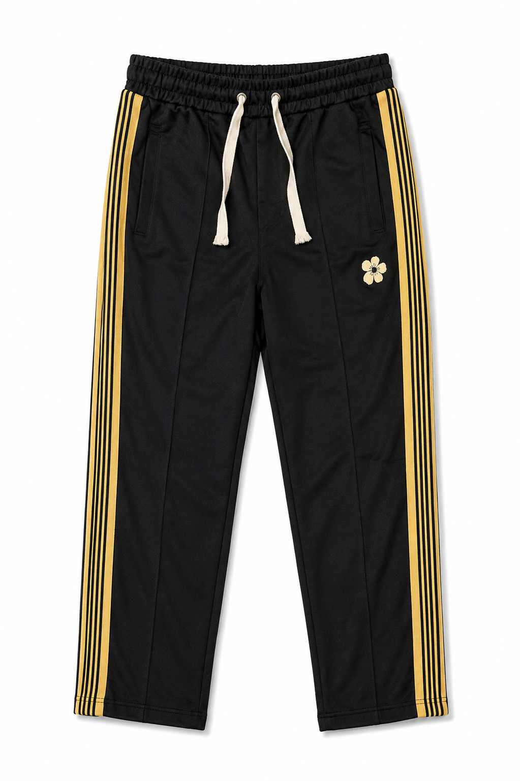 Set Noir Bandes Dorées – Plus Eighteen Off The System | T-Shirt + Jogging KS-6626