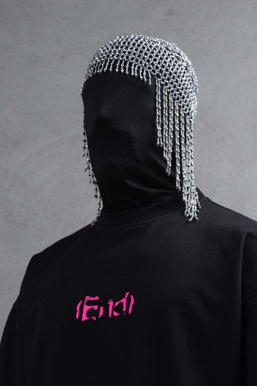 T-SHIRT OVERSIZE *END*, NOIR Spring/Summer 2025