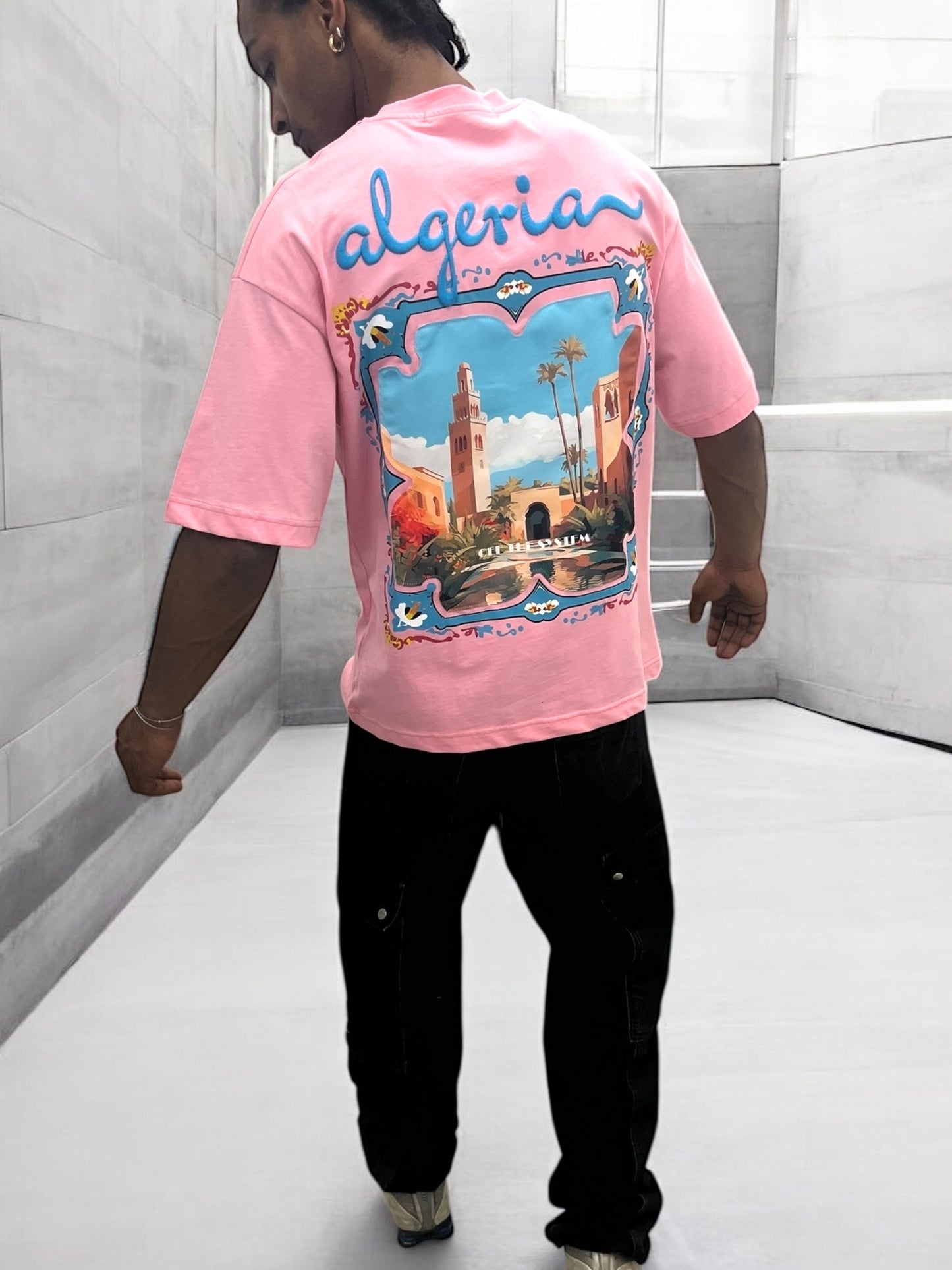 T-shirt ALGERIA - rose