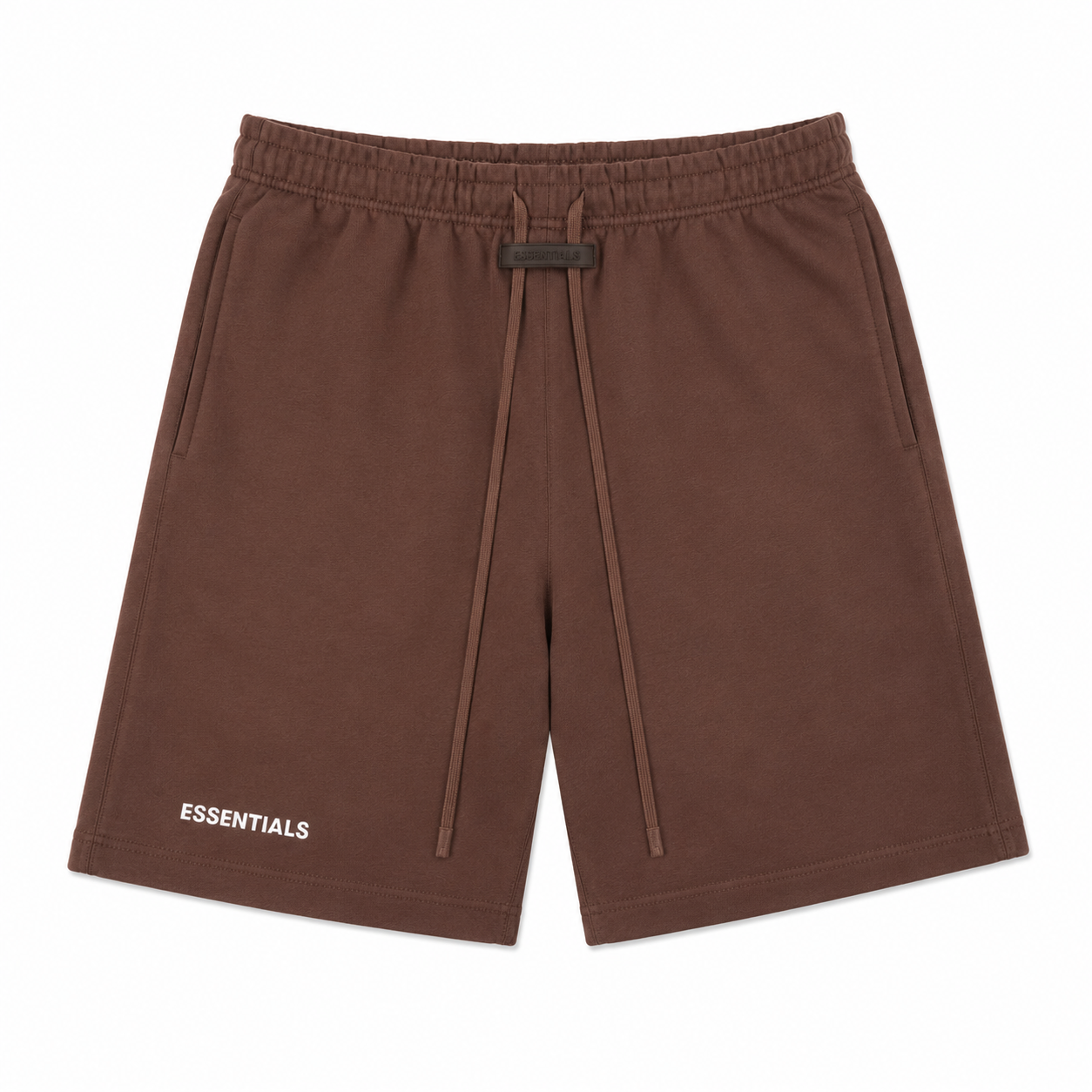 Ensemble ESSENTIALS Homme Marron Chocolat| T-Shirt Oversize + Short Premium
