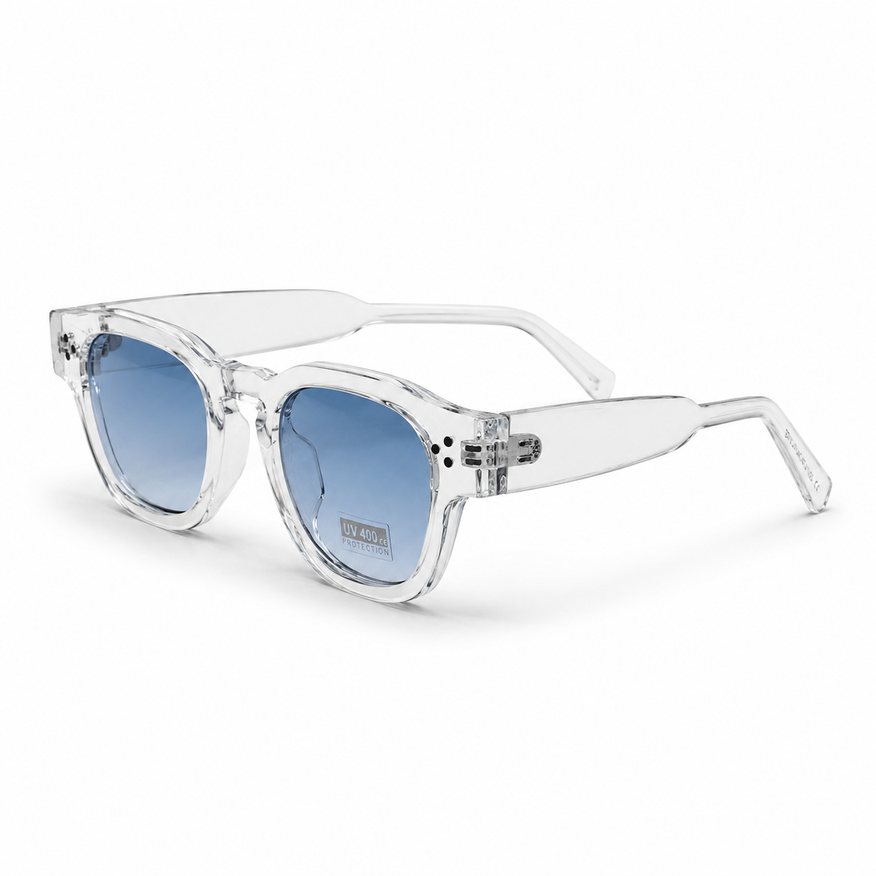 Lunettes de Soleil CP 026554T – Transparent Cristal / Bleu Dégradé