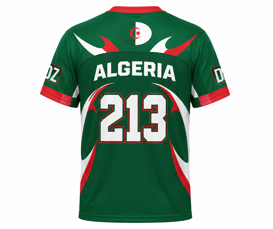 Maillot Unisexe Algeria Athletic 213 – Femme, Enfant & Homme | Connect Studio Paris