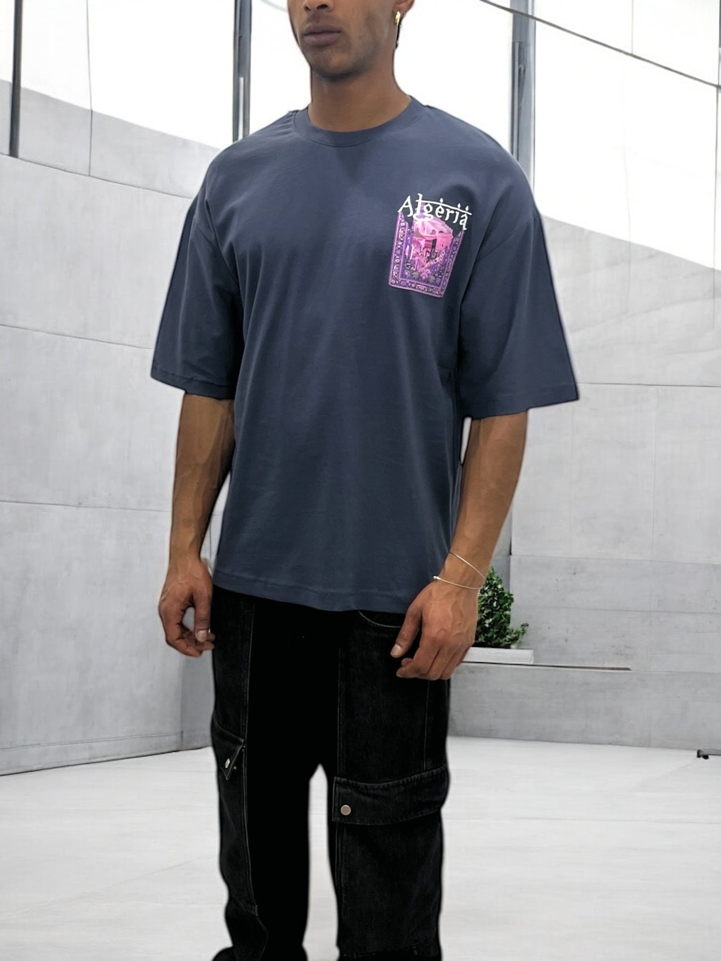 T-shirt ALGĖRIA - bleu nuit