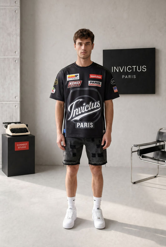 Connect Studio Invictus Paris Racing Jersey – Black/Grey