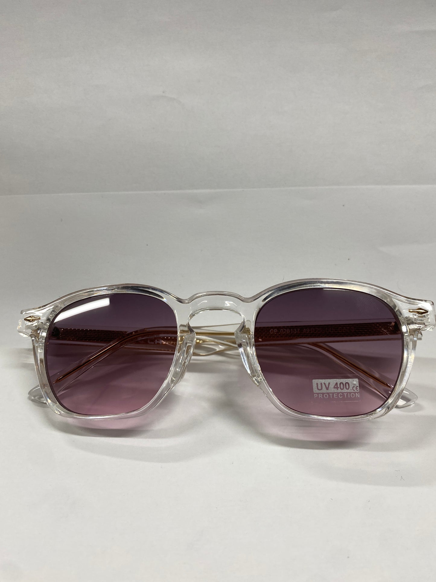 Lunettes de Soleil - 100% UV PROTECTION Teinte dégradé rose
