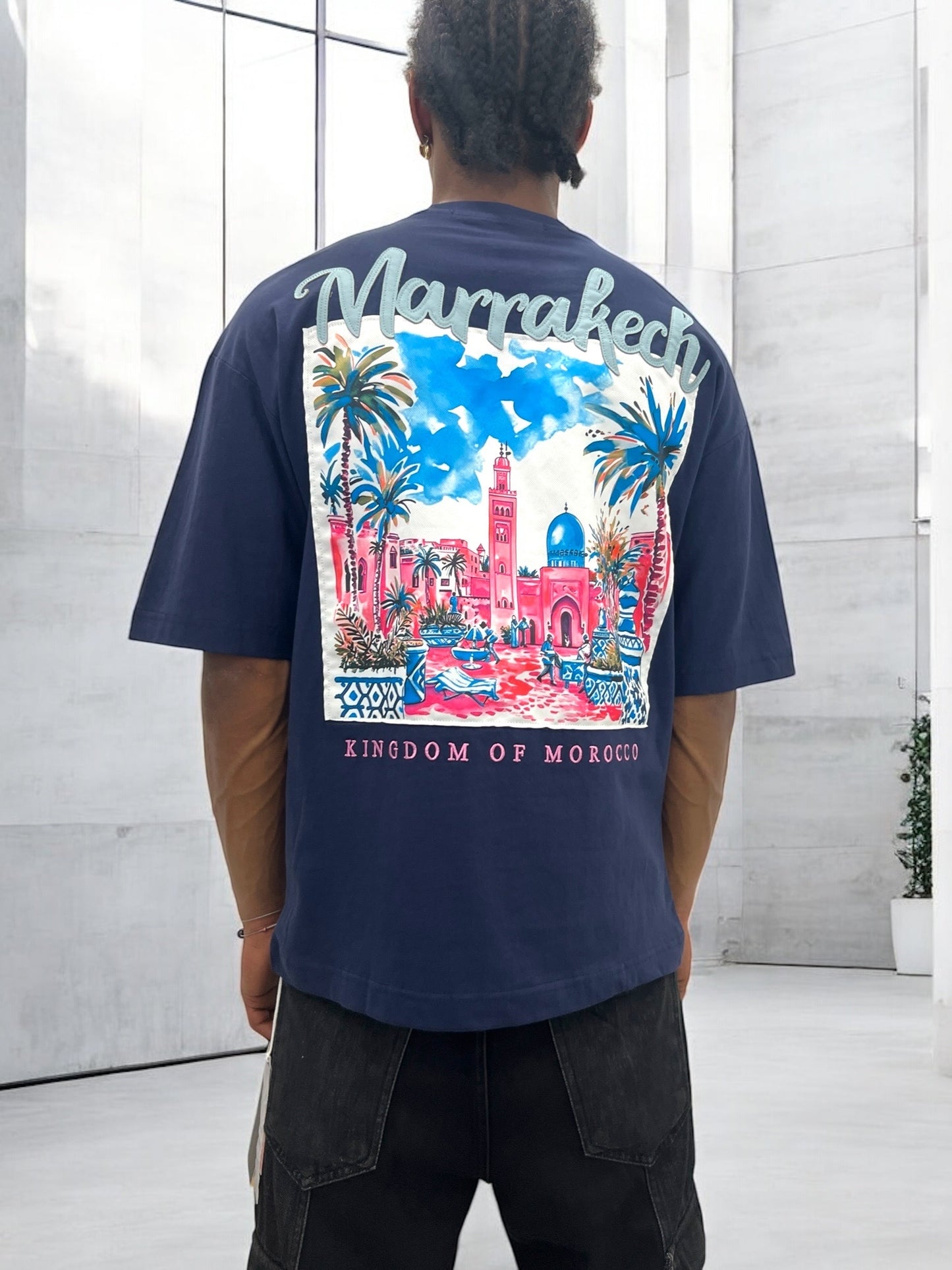 T-shirt MARRAKESH KINGDOM OF MOROCCO - bleu nuit