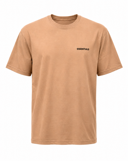Ensemble ESSENTIALS Homme     Sand Camel | T-Shirt Oversize + Short Premium