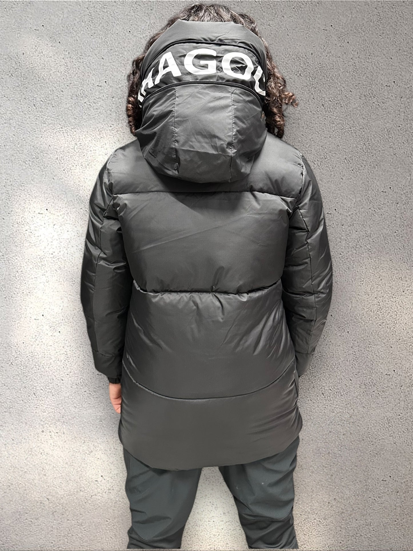 Parka Paragoose ASPEN -10°C Noir | Capuche zippée logo & isolation extrême
