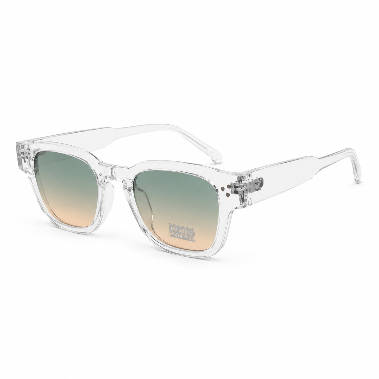 Lunettes de Soleil CP 026554T – Monture Transparente & Verres Dégradés UV400