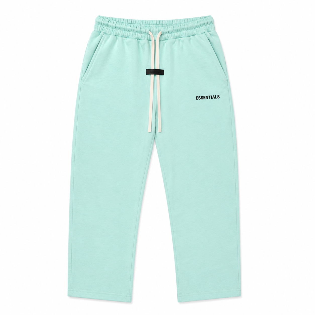 Ensemble ESSENTIALS - T-shirt Manche Longue & Jogging Bleu Turquoise