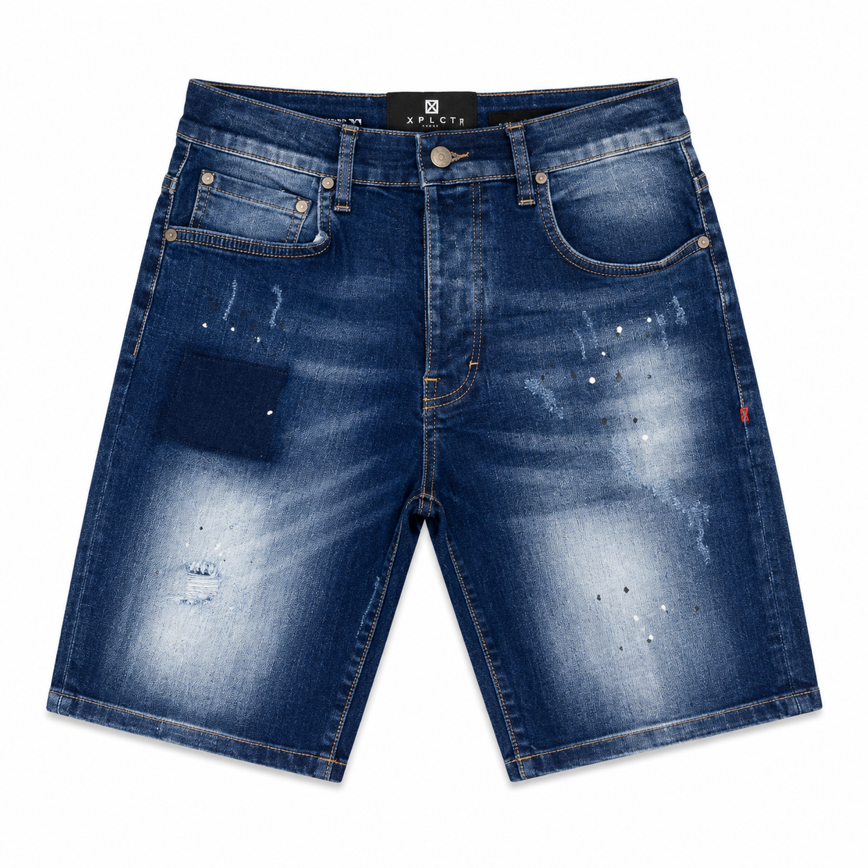 Short Jean Bleu XPLCT Studios Mars – Short Streetwear Homme Premium