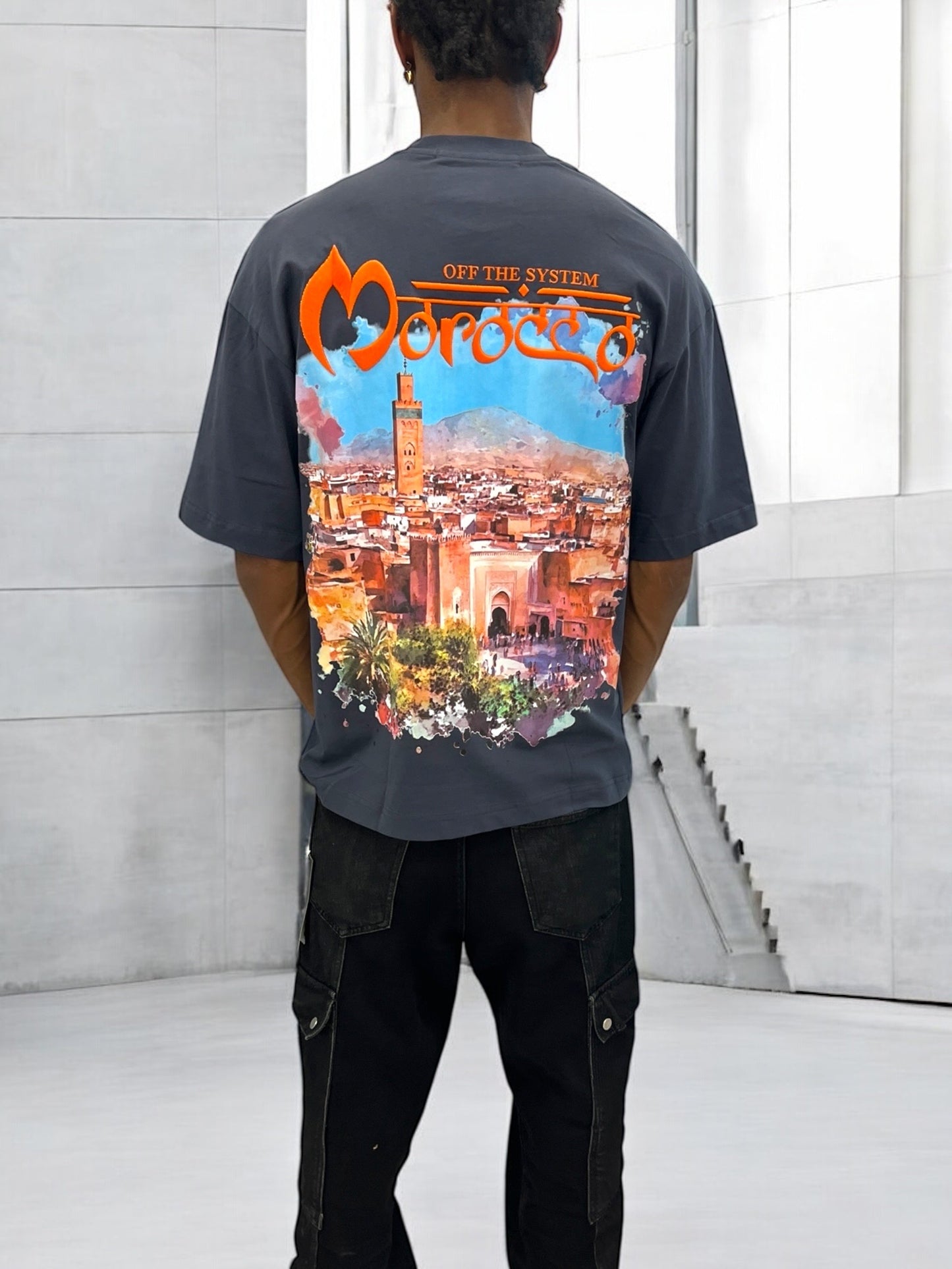 T-shirt MOROCCO VIBES - bleu nuit