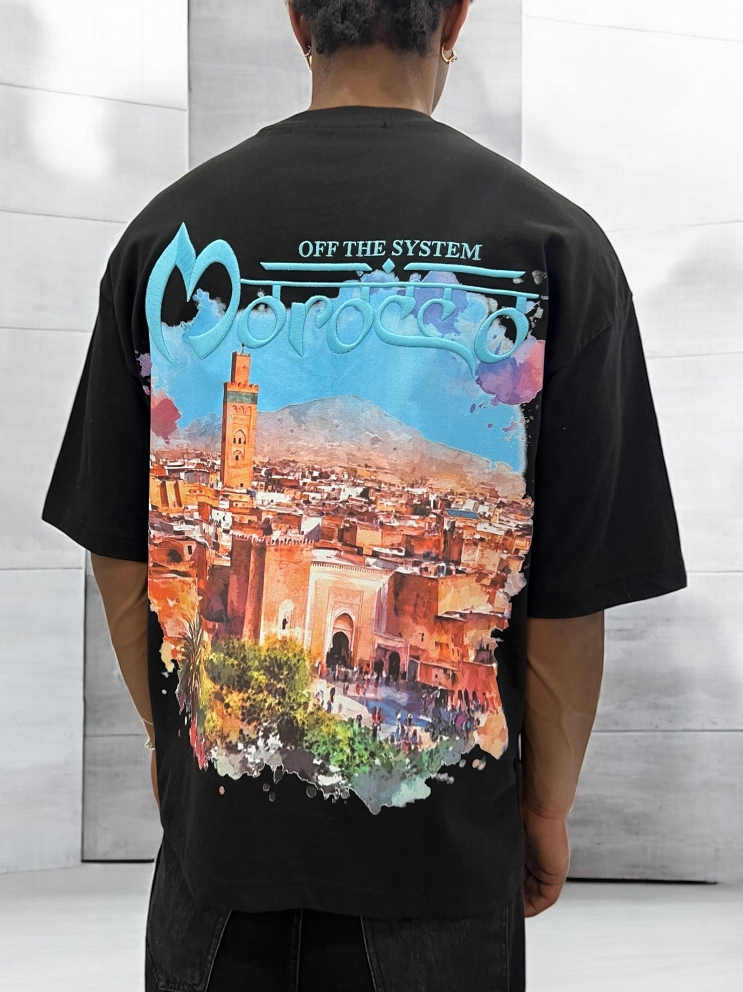 T-shirt MOROCCO VIBES - noir