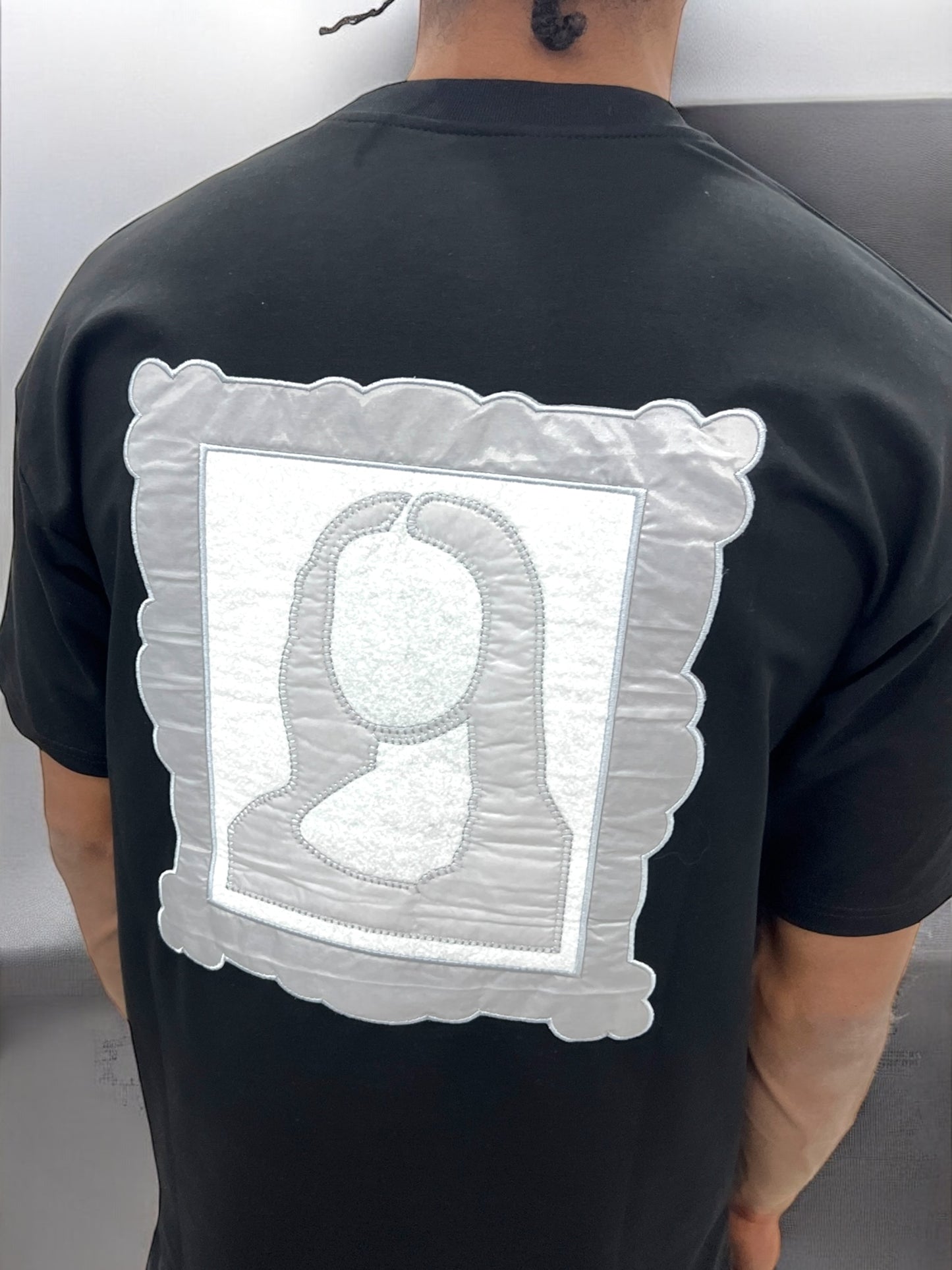 T-shirt Art Class – Mona Stylisée (Noir)