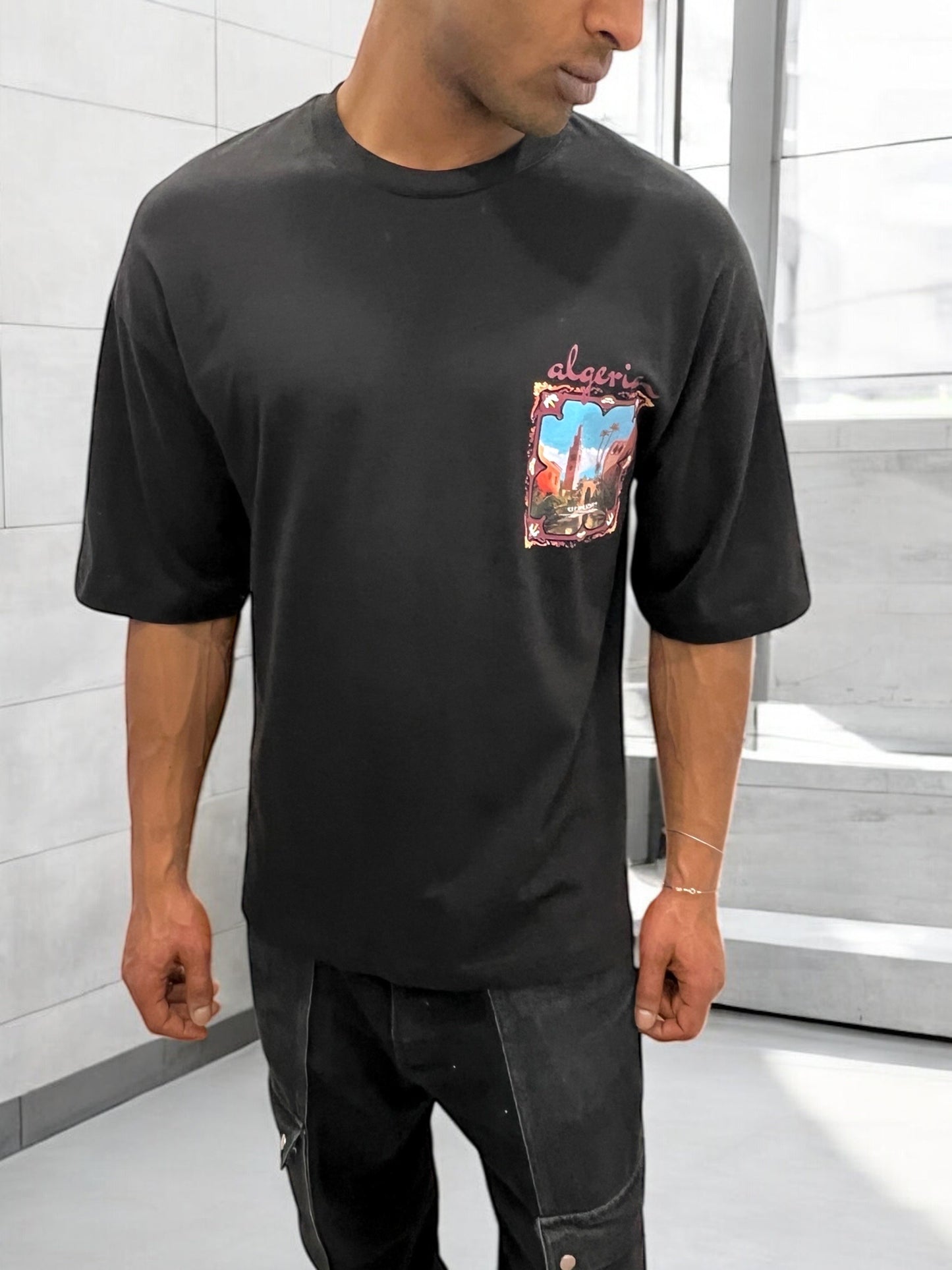 T-shirt ALGERIA - noir
