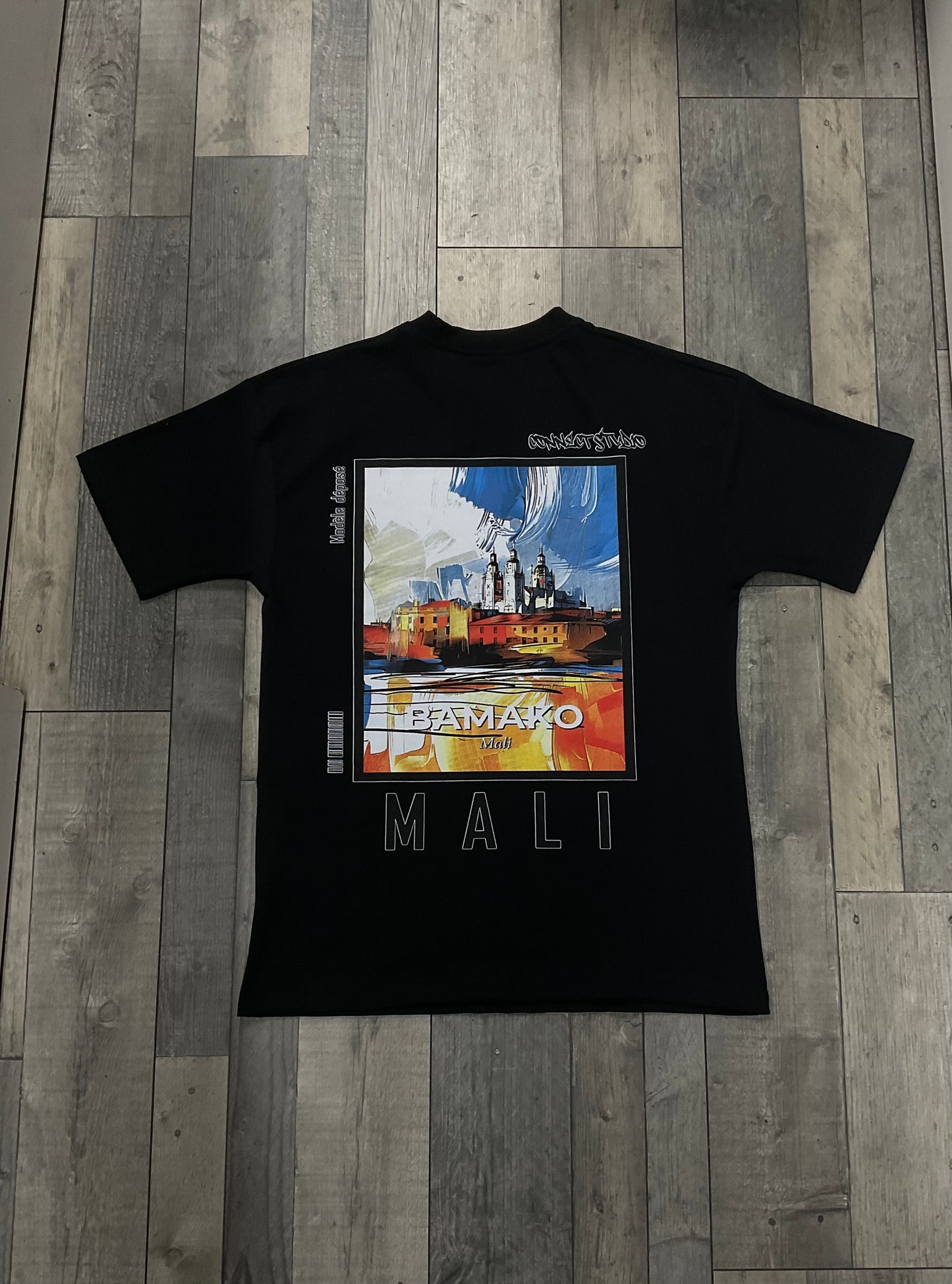 T-shirt ‘’Mali - Bamako ‘’ 🇲🇱 - Noir