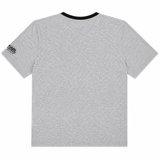 T-shirt Karl Lagerfeld Beachwear Grey Black Homme