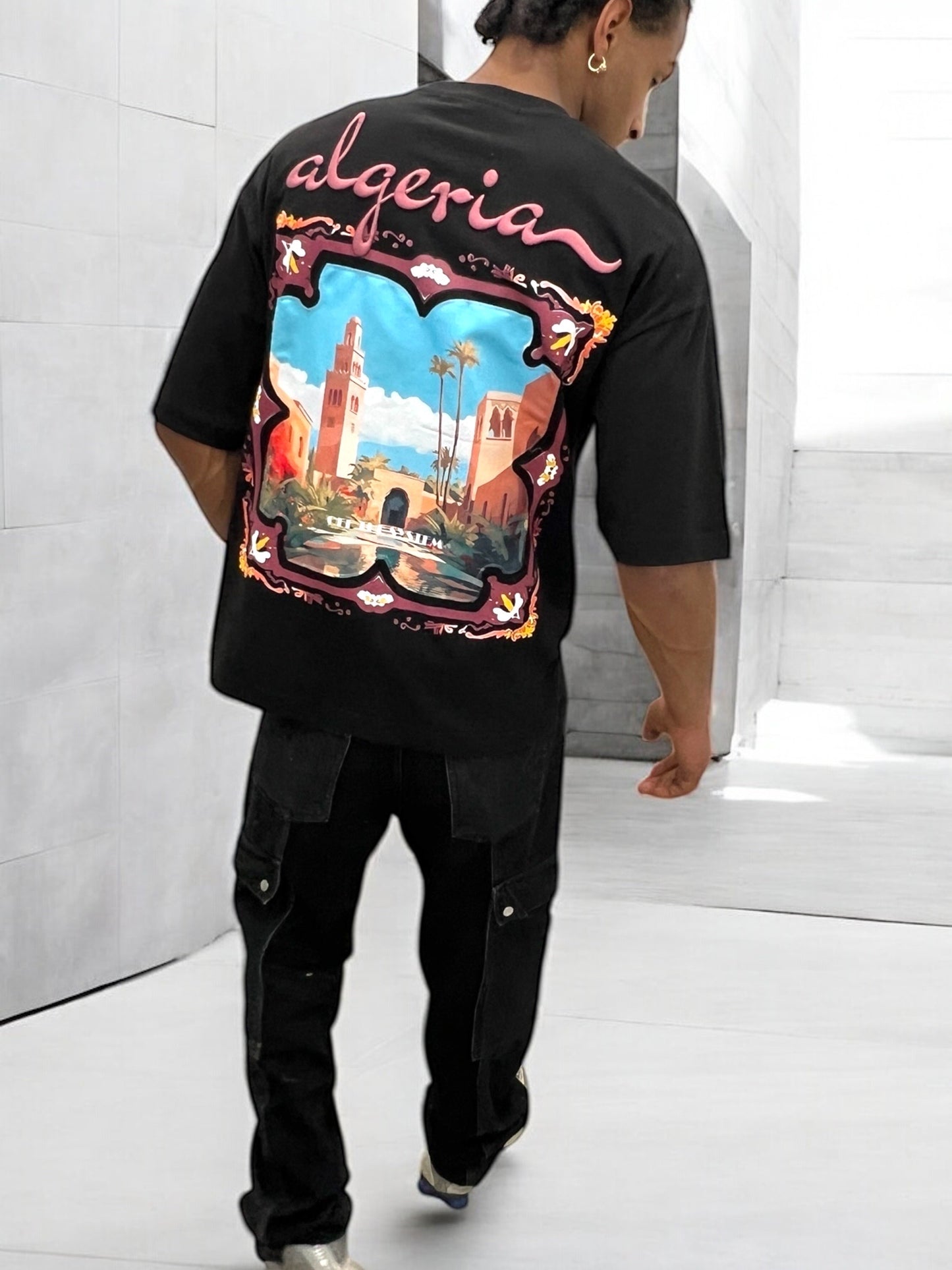 T-shirt ALGERIA - noir