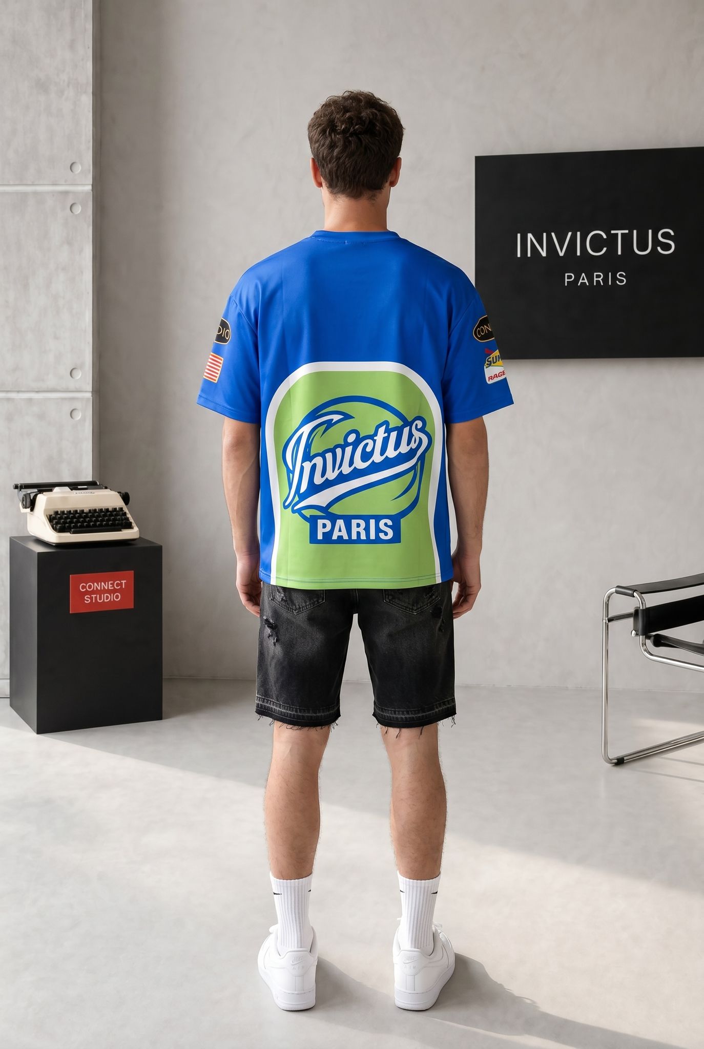 Connect Studio Invictus Paris Racing Jersey – Blue/Green