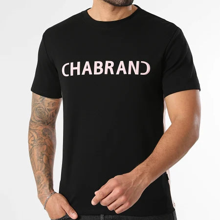 T-shirt Chabrand - Noir et Rose