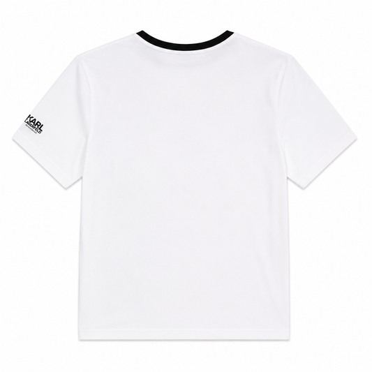 T-shirt Karl Lagerfeld Beachwear White Black Homme