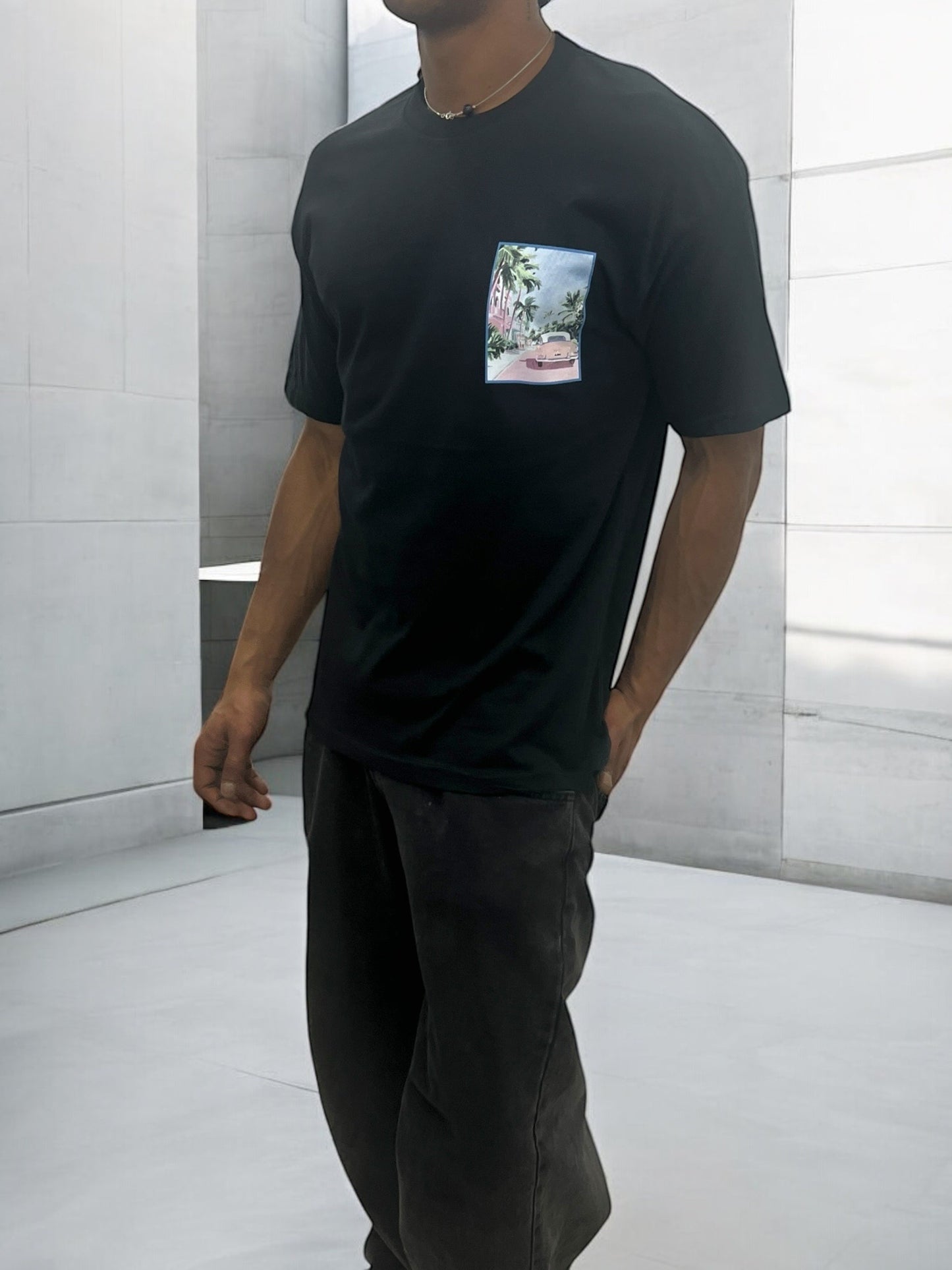 T-shirt RUE DE CASABLANCA - noir