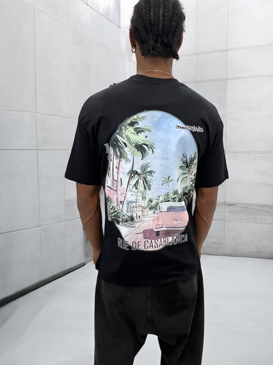 T-shirt RUE DE CASABLANCA - noir