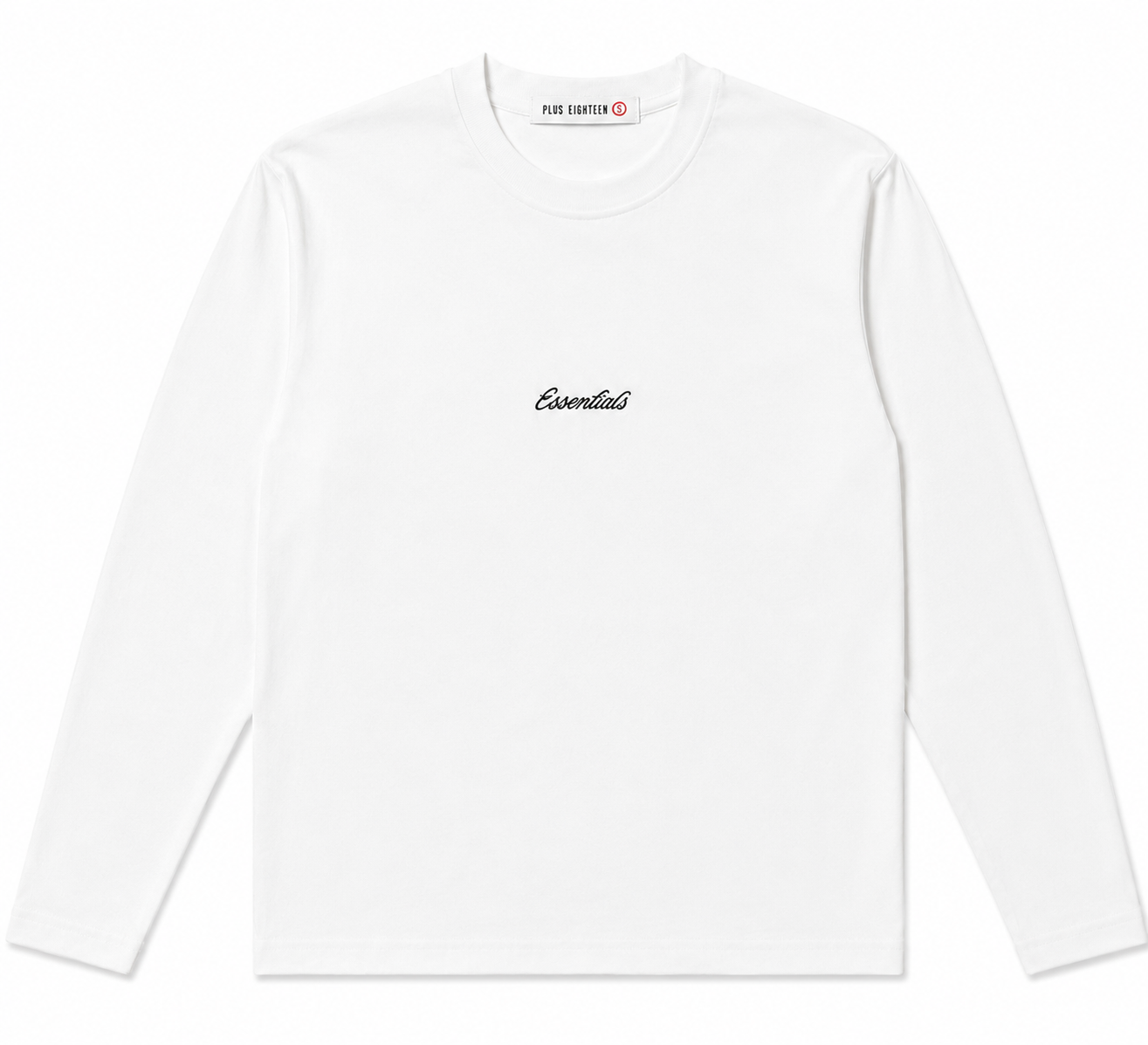 T-Shirt ESSENTIALS - Manche Longue Blanc
