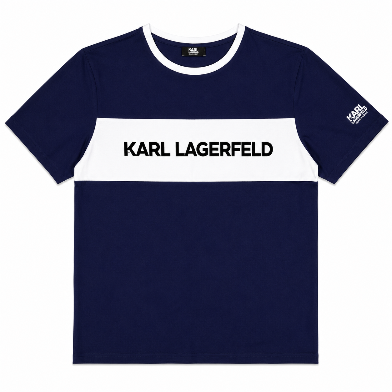 T-shirt Karl Lagerfeld Beachwear Navy Blue Homme