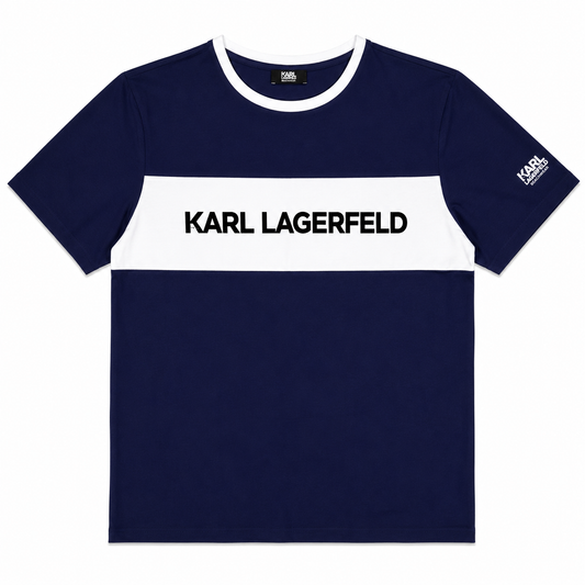 T-shirt Karl Lagerfeld Beachwear Navy Blue Homme
