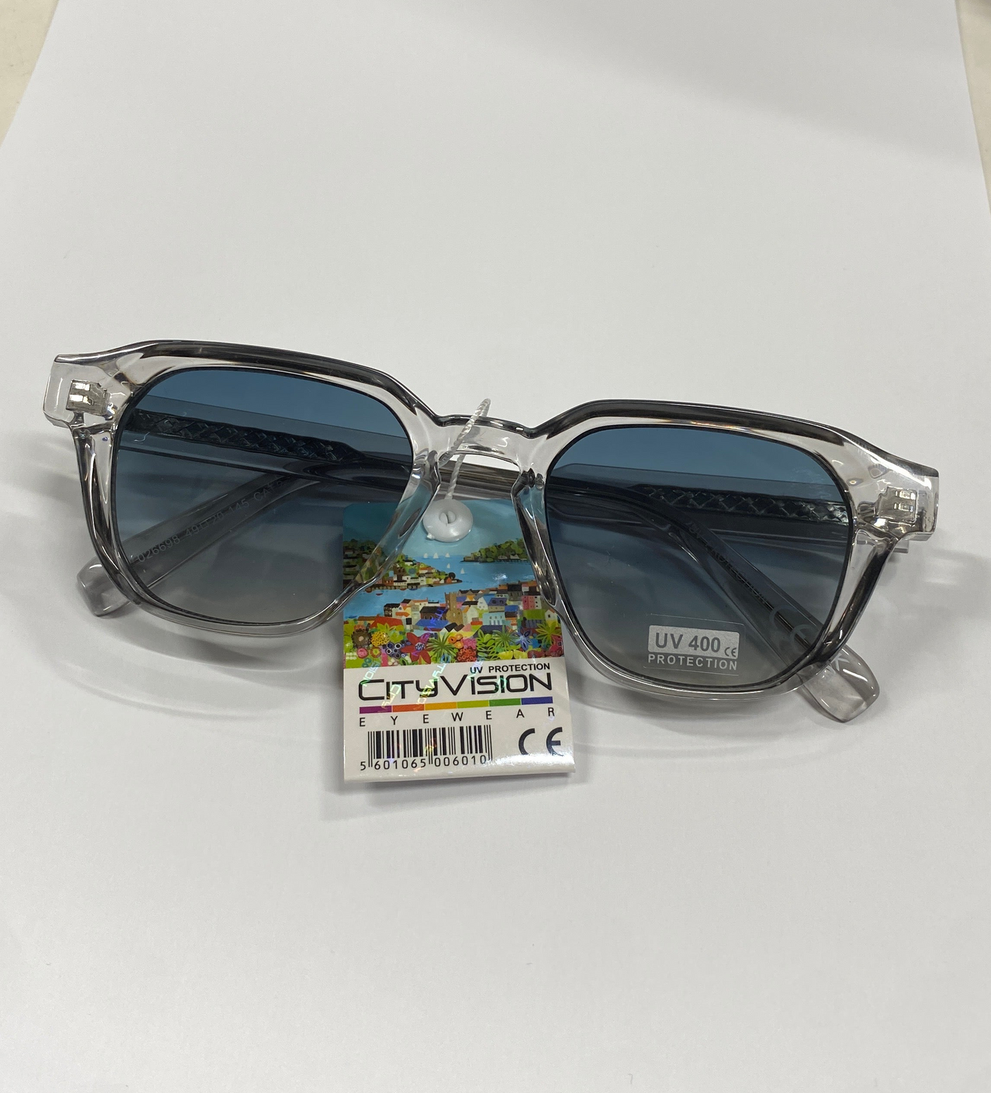Lunettes de Soleil - 100% UV PROTECTION Teinte dégradé Bleu foncé
