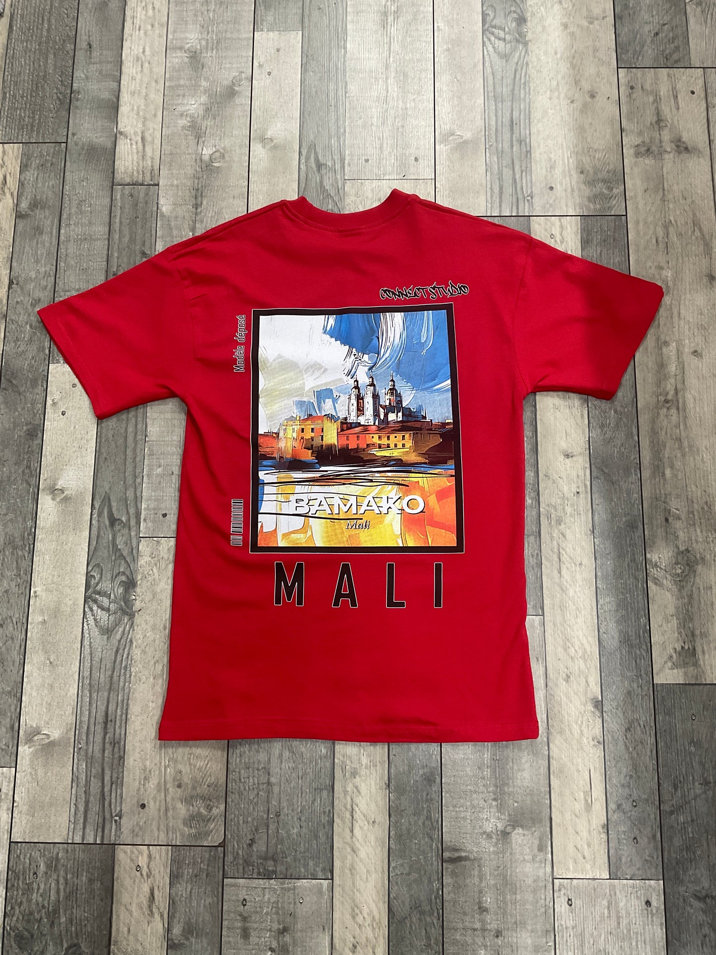 T-shirt ‘’ Mali - Bamako ‘’ 🇲🇱 - rouge