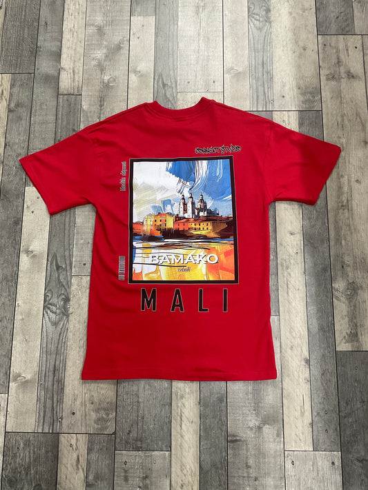 T-shirt ‘’ Mali - Bamako ‘’ 🇲🇱 - rouge