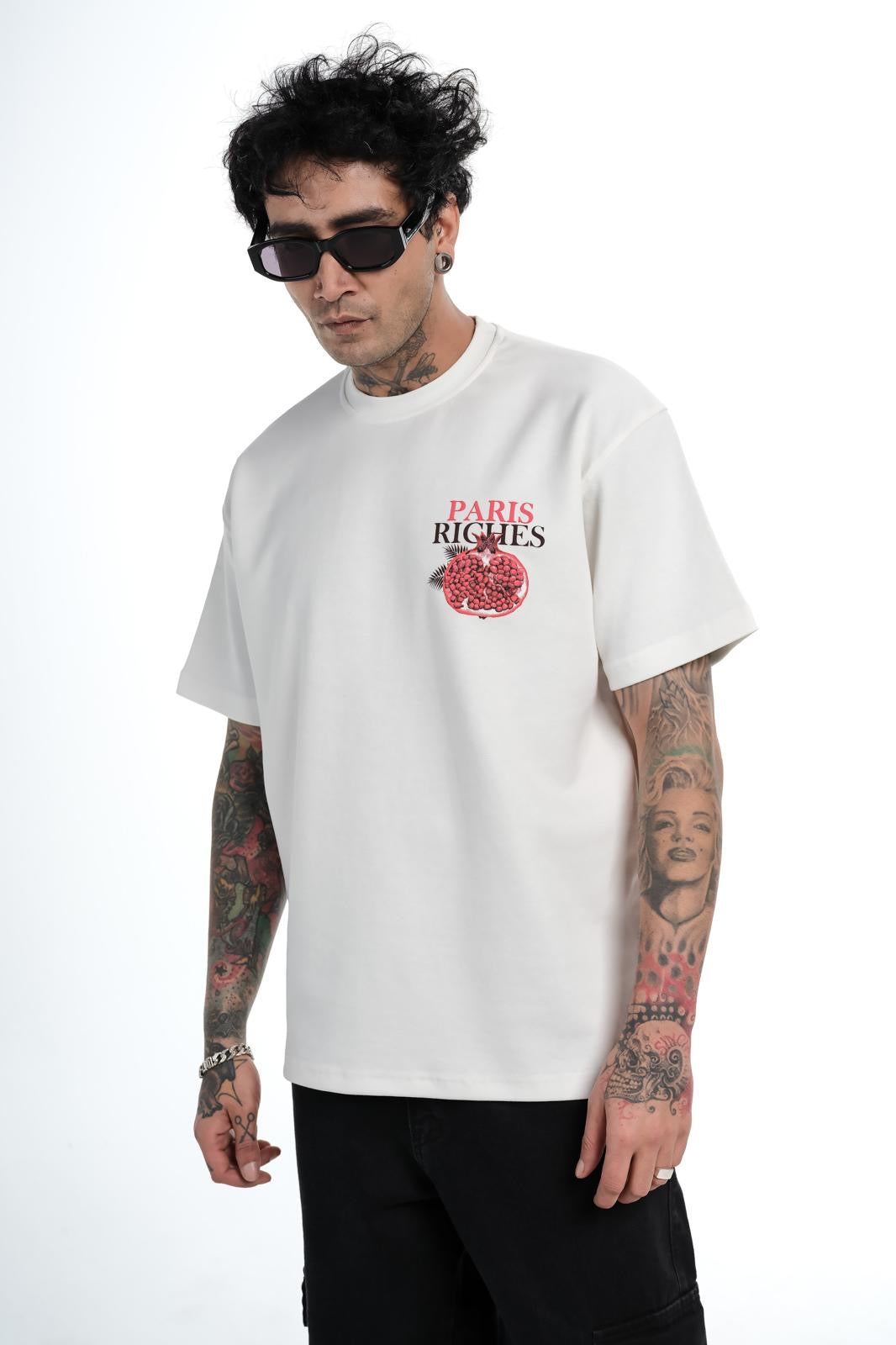 T-shirt Riches Paris Blanc Réf: RCH-864 (Grenade)