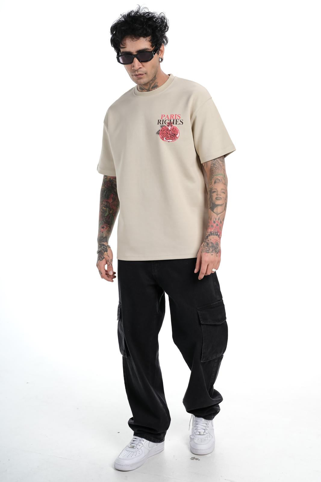 T-shirt Riches Paris Beige Réf: RCH-864 (Grenade)