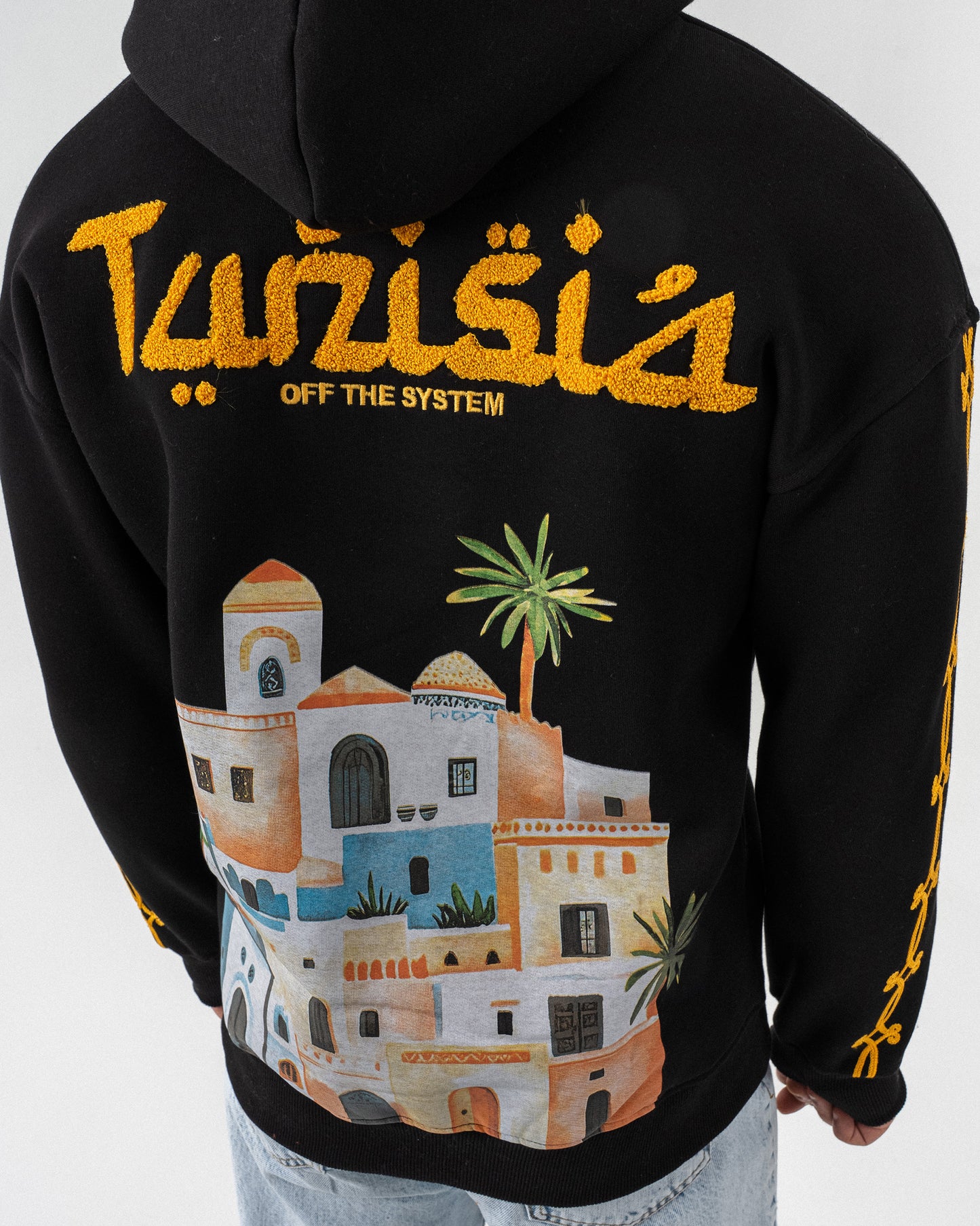 TUNISIA - Hoodie Tunisia – Streetwear Artistique Off The System (Édition Limitée)
