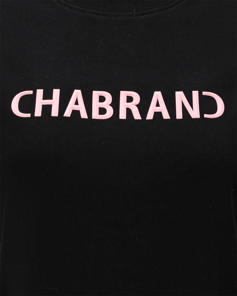 T-shirt Chabrand - Noir et Rose