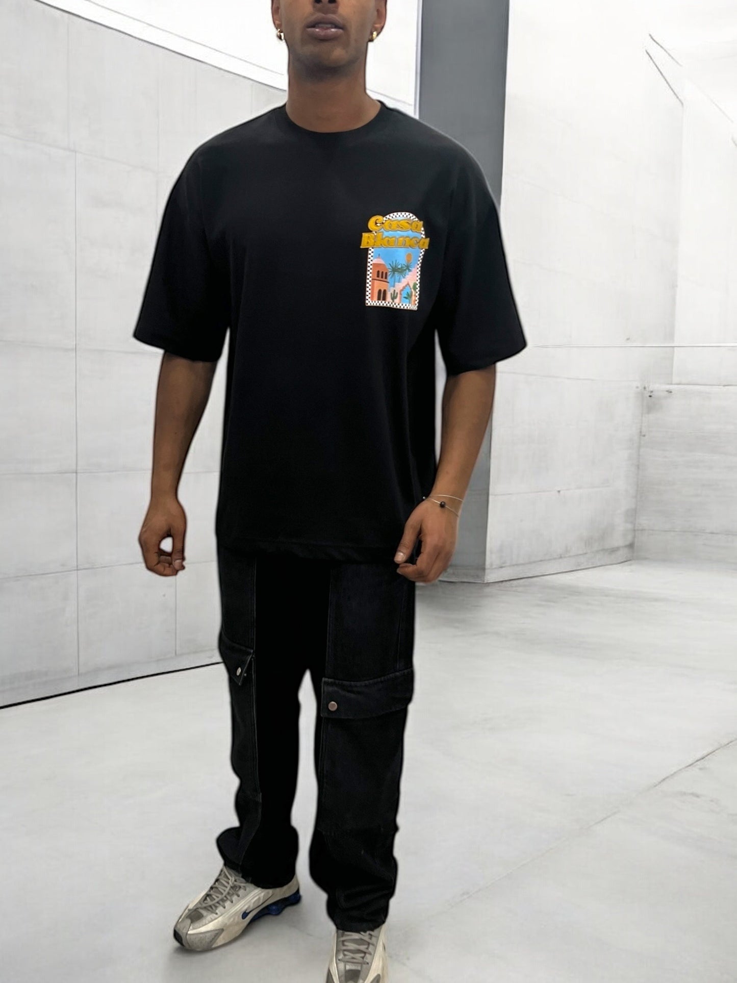 T-shirt CASABLANCA VICES CITY - Noir