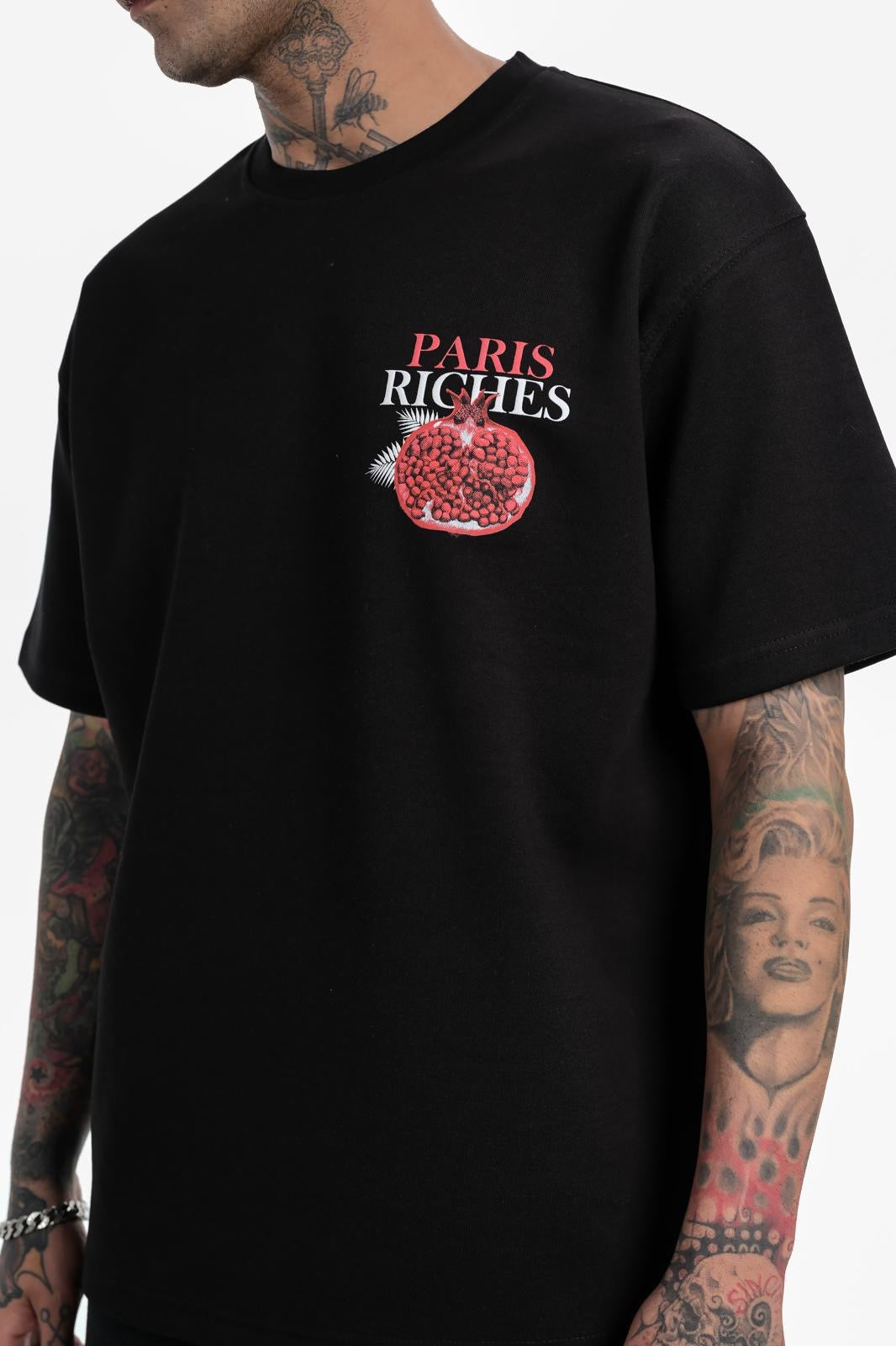 T-shirt Riches Paris Noir Réf: RCH-864 (Grenade)