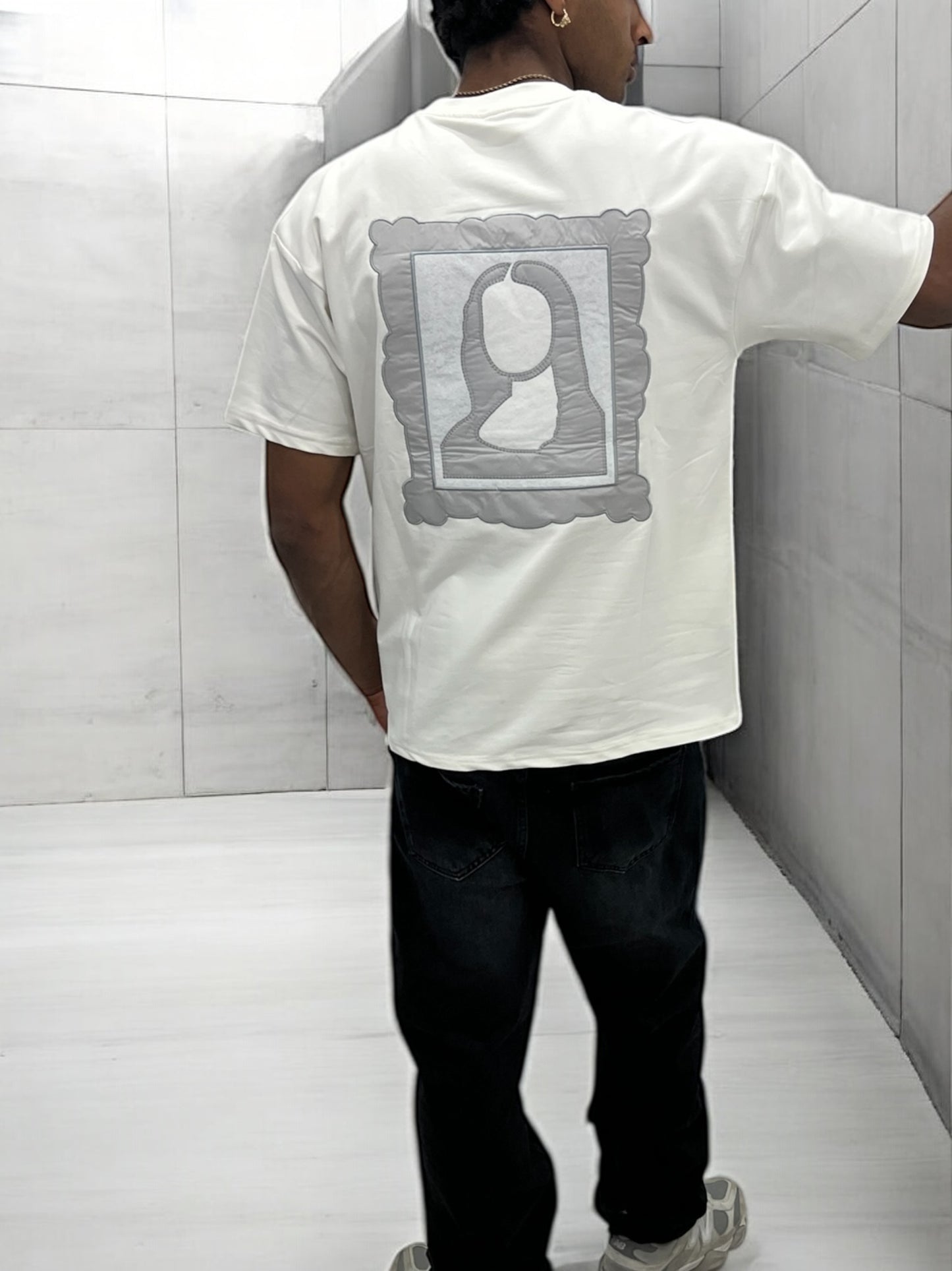 T-shirt Art Class – Mona Stylisée (Noir)