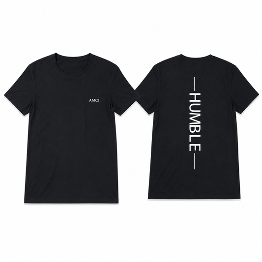 T-Shirt AMCI HMB NOIR– Coupe Premium Coton Doux Unisexe