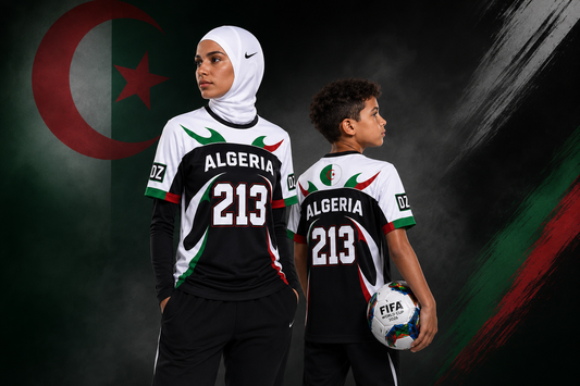 Maillot Unisexe Algeria Athletic 213 – Femme, Enfant & Homme | Connect Studio Paris