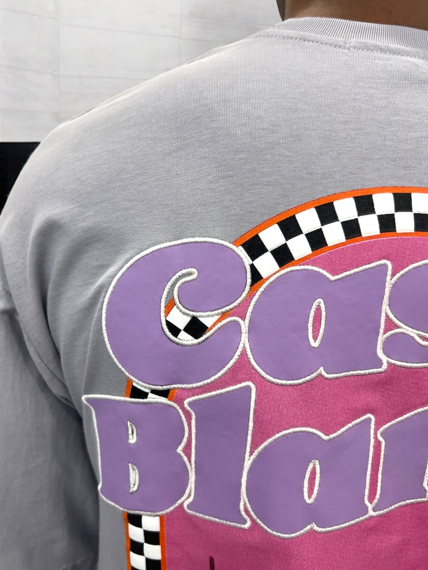 T-shirt CASABLANCA VICES CITY - gris