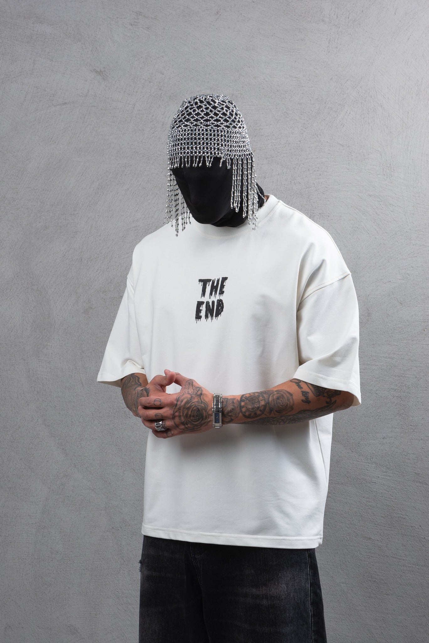 T-SHIRT OVERSIZE, THE END, BLANC  - Spring/Summer 2025