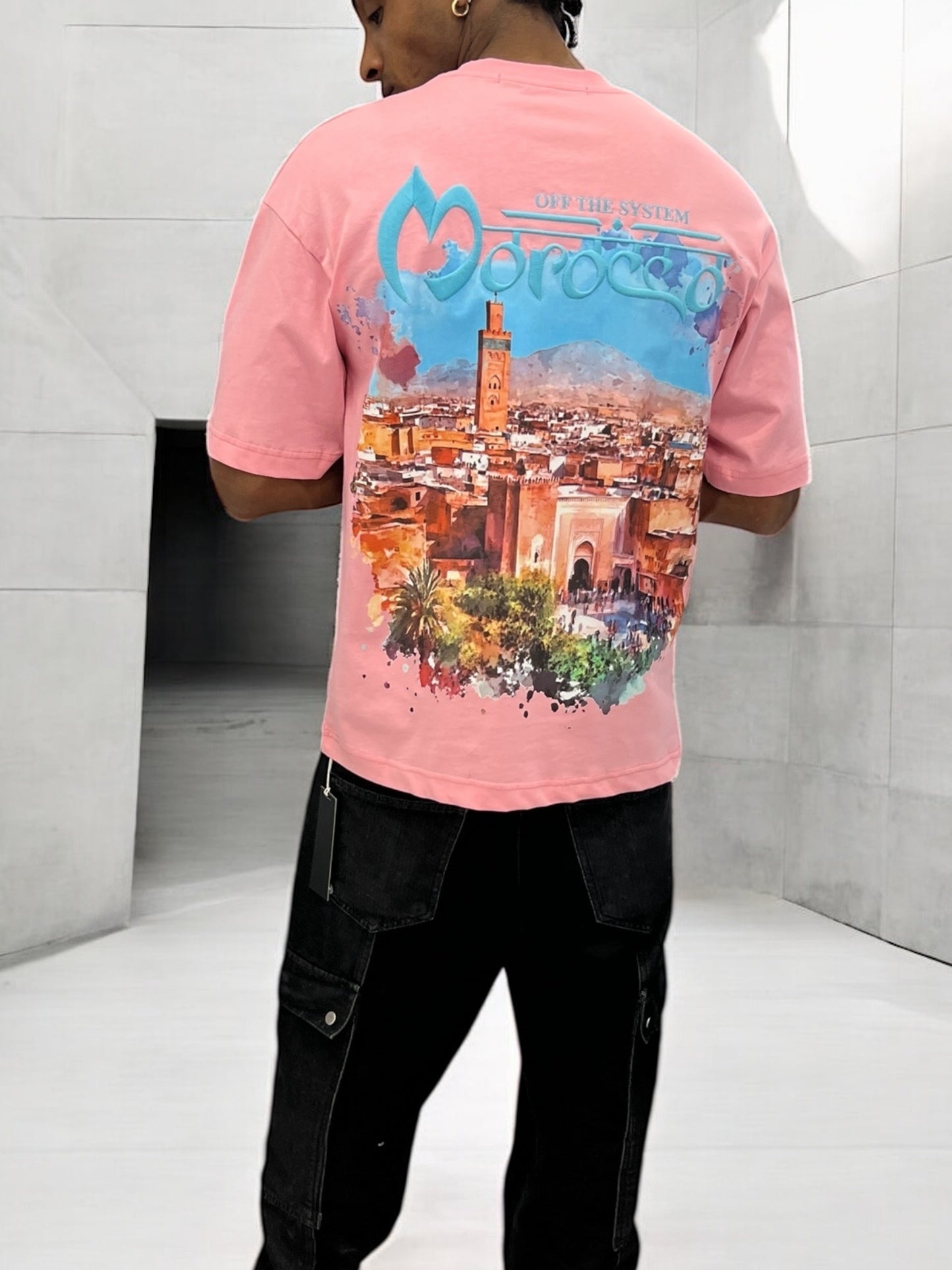 T-shirt MOROCCO VIBES - rose