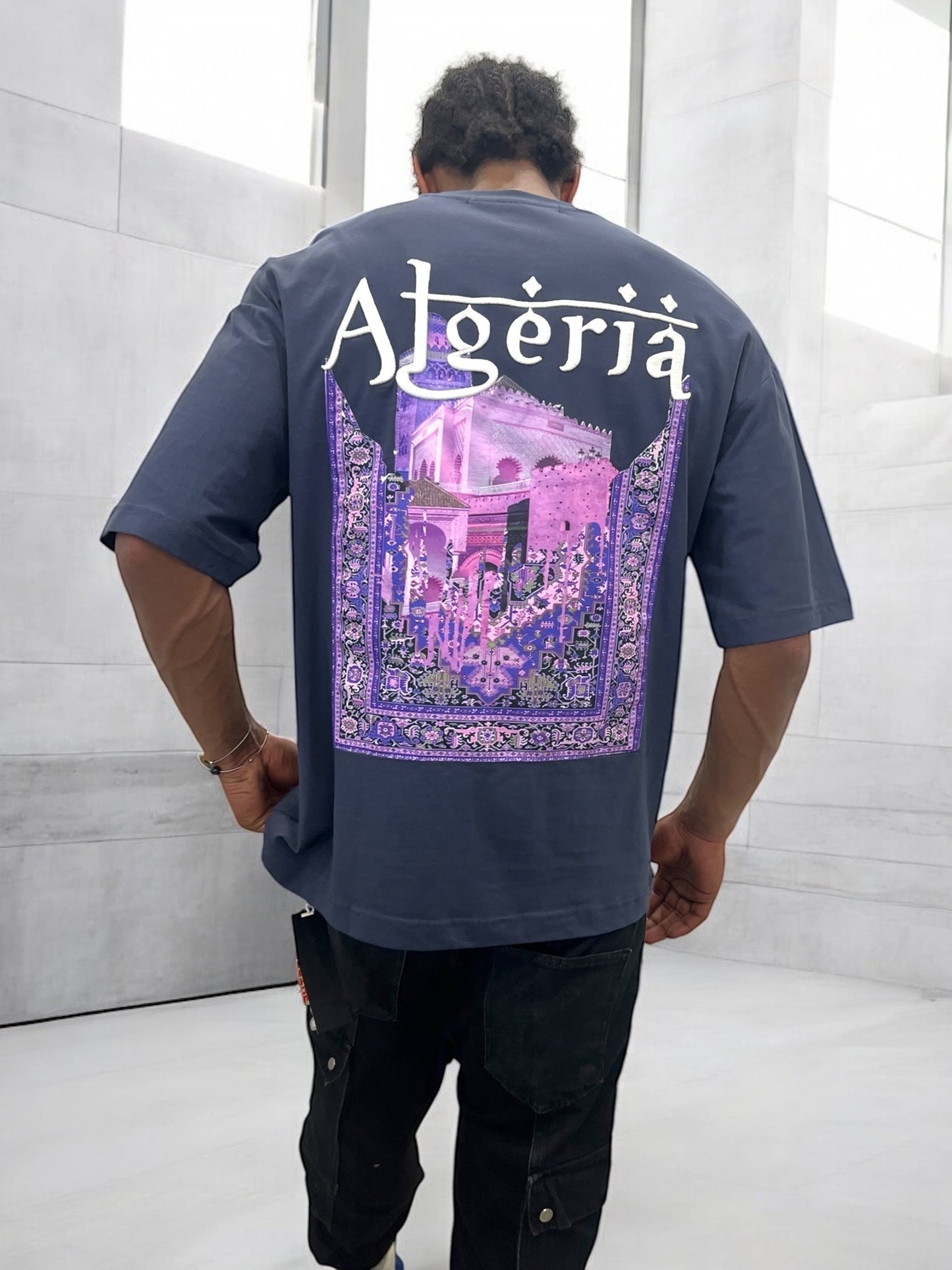 T-shirt ALGĖRIA - bleu nuit