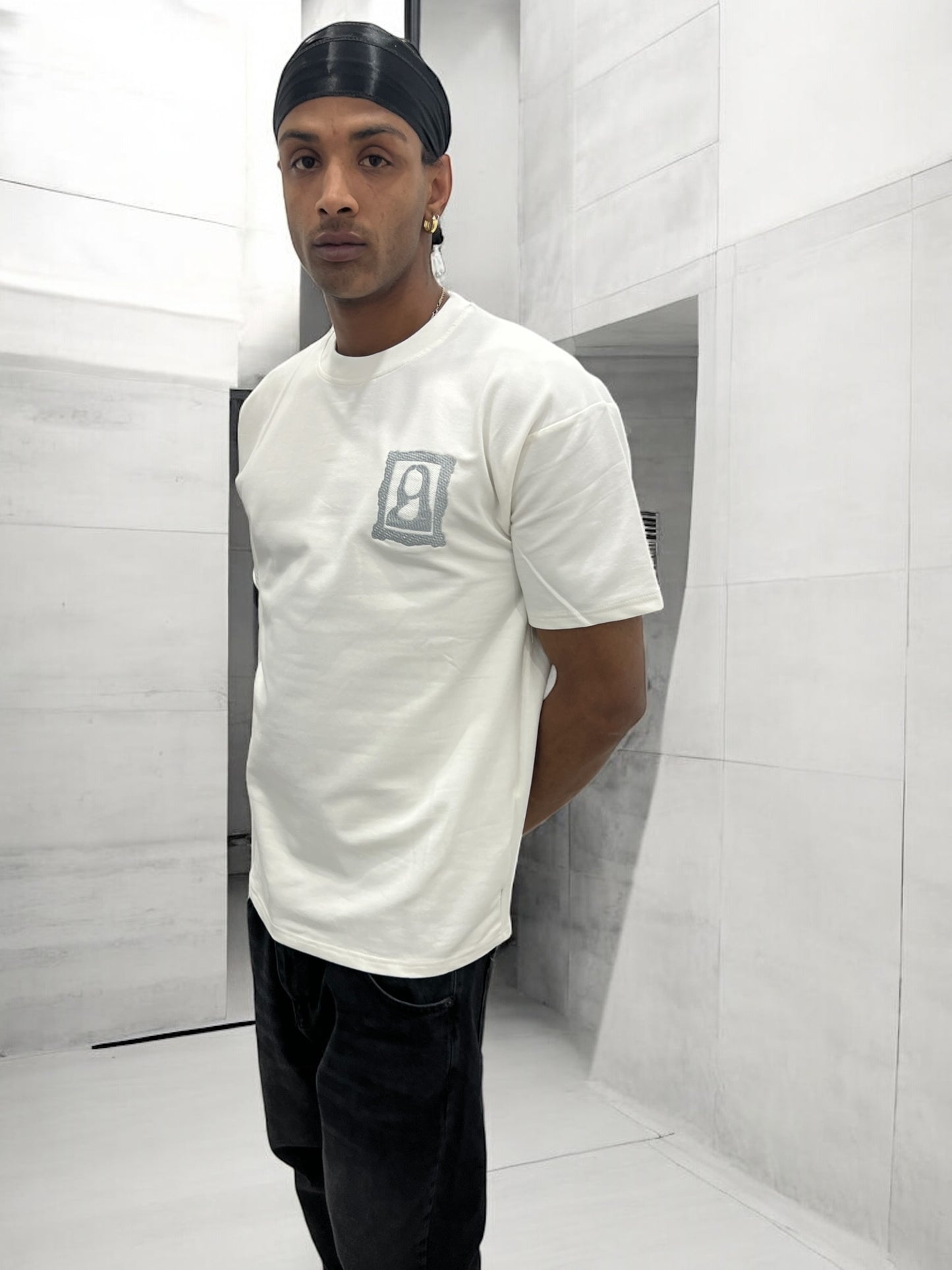 T-shirt Art Class – Mona Stylisée (Noir)