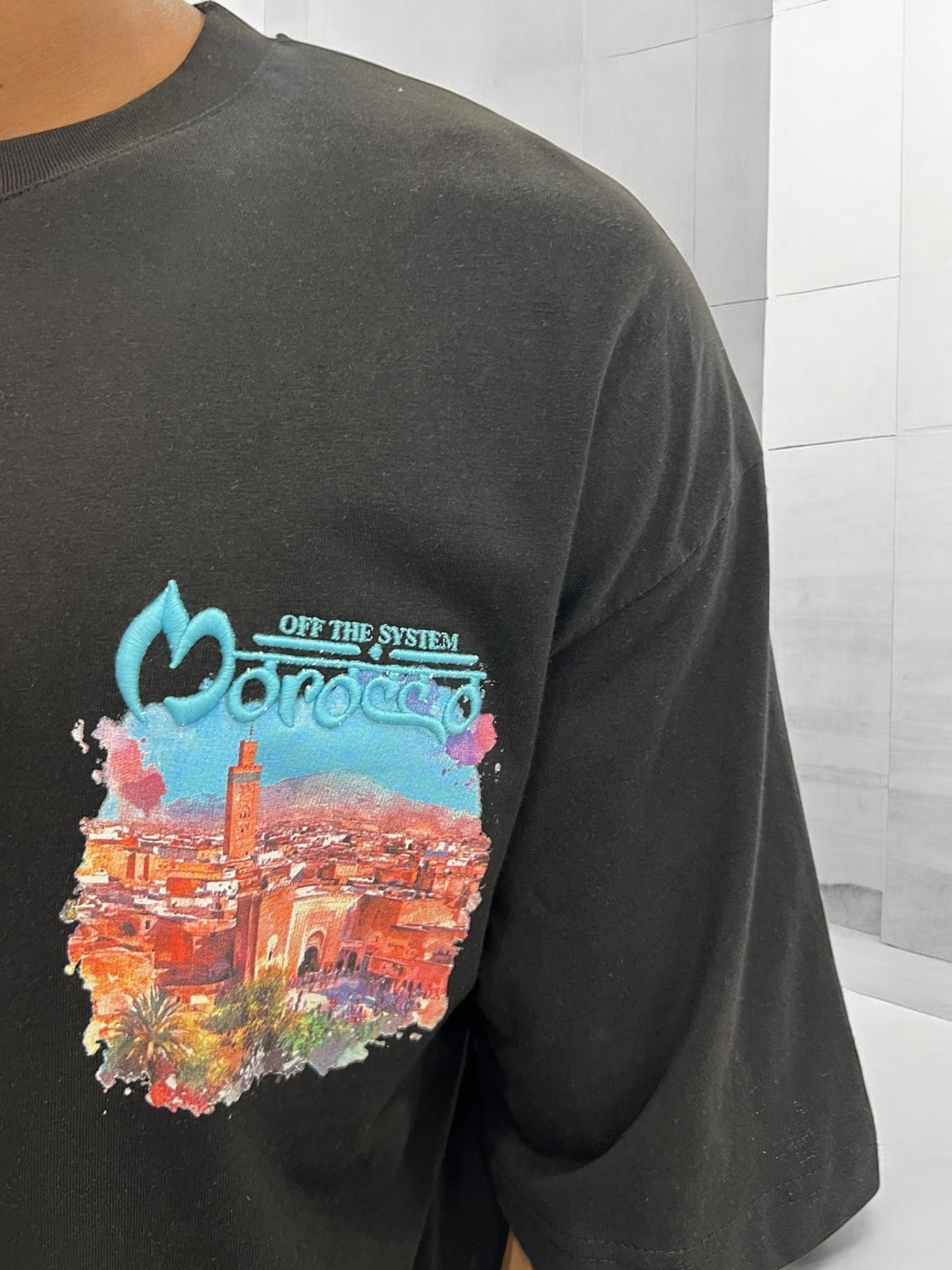 T-shirt MOROCCO VIBES - noir