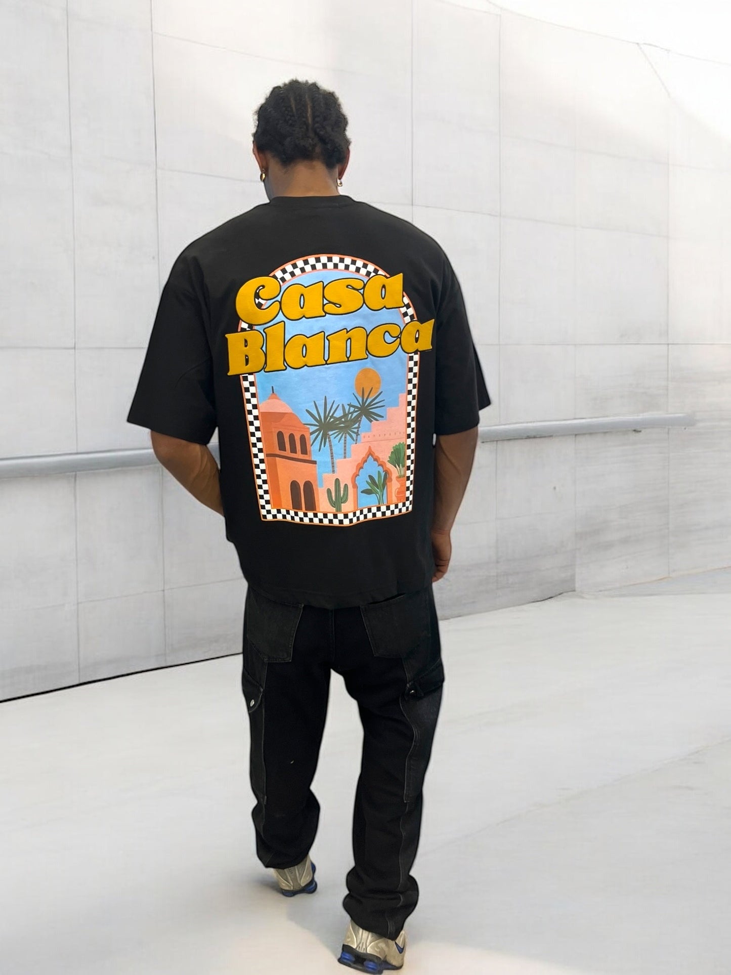 T-shirt CASABLANCA VICES CITY - Noir